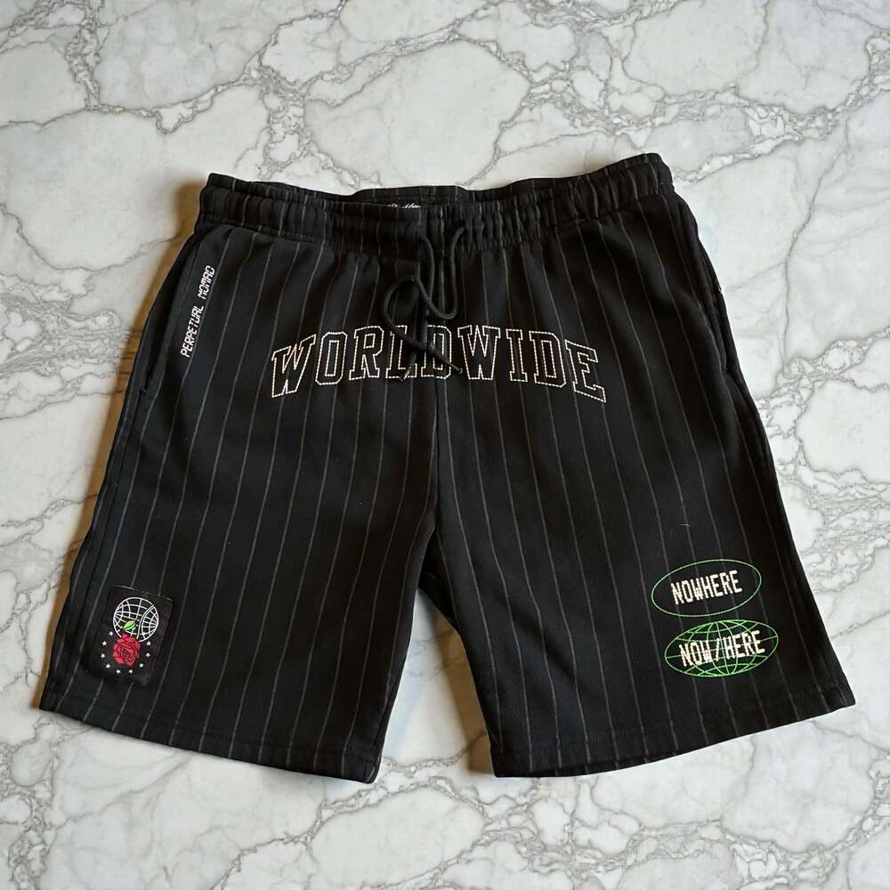Brooklyn Cloth Worldwide Fleece Stretch Black Shorts Men's size L